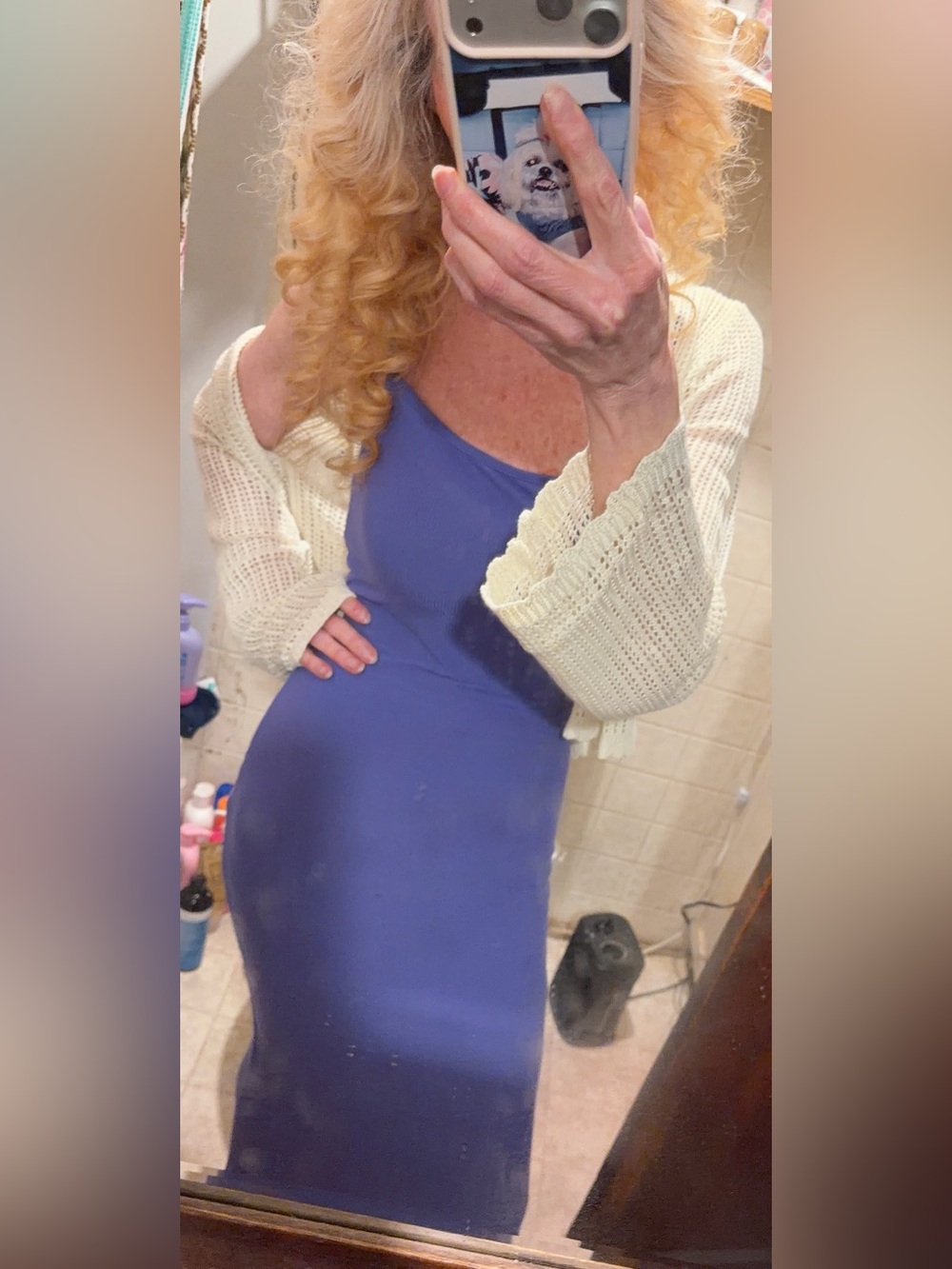 Skims purple maxi dress, ,Large💜🦄🟣🟪
